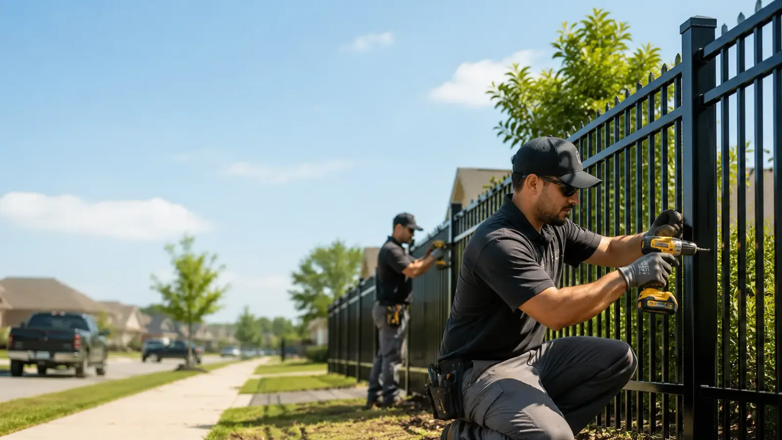 Metal Fence Installation in Iola, TX